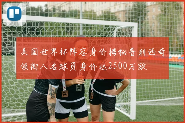 美国世界杯阵容身价揭秘普利西奇领衔八名球员身价达2500万欧